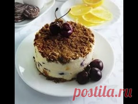 Торт за 5 минут 🎂 без выпечки 👍супер быстрый рецепт👍