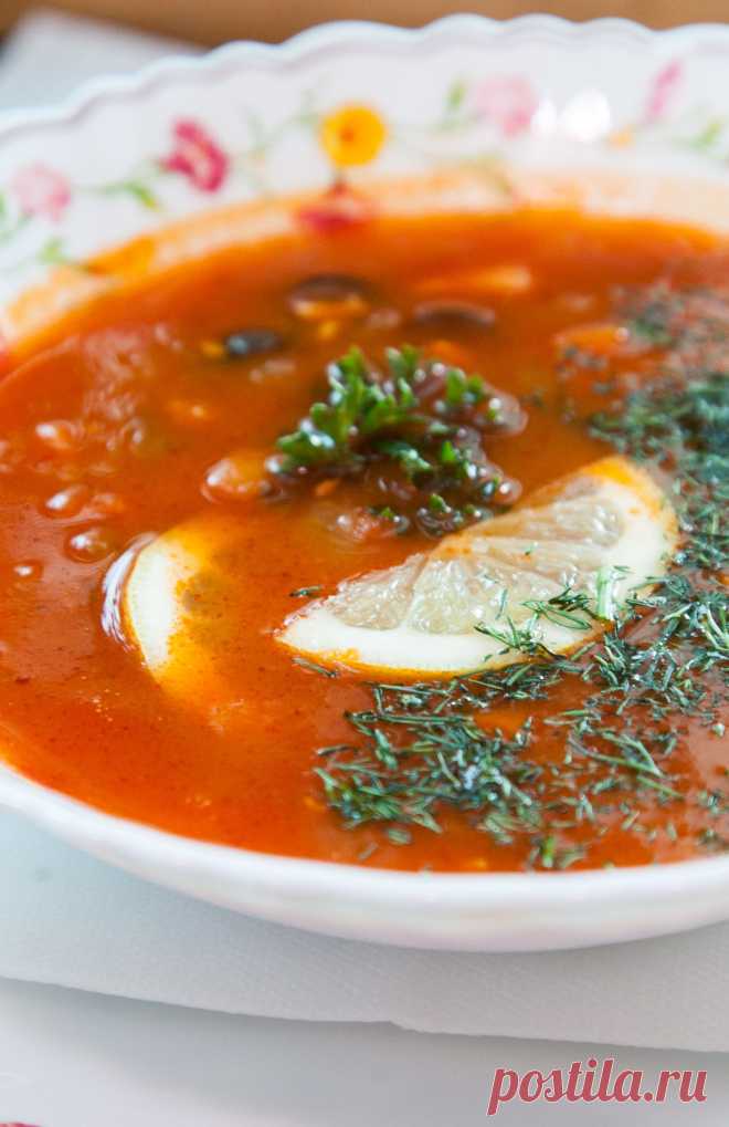 Солянка с томатной пастой - пошаговый рецепт с фото, ингредиенты, как приготовить - Hi-chef.ru