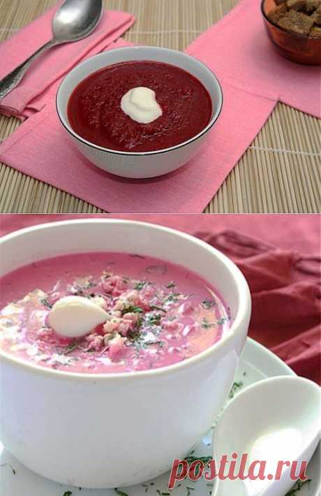 Супы-пюре со свеклой: 4 рецепта