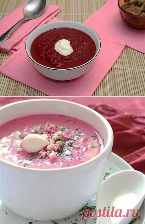 Супы-пюре со свеклой: 4 рецепта