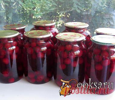 Компот из вишни чернокорки рецепт с фото