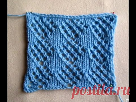 ВЯЗАНИЕ ВЕСЕННЕГО УЗОРА "РОМБИКИ".Knitting!