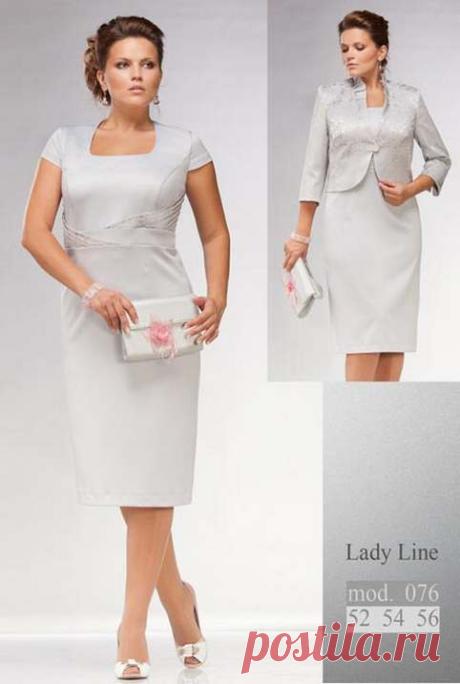 Костюмы для полных девушек и женщин белорусской компании Lady Line. Осень-зима 2014-2015 (70 фото)