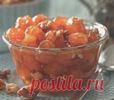 Варенье из черешни с грецким орехом и лимоном