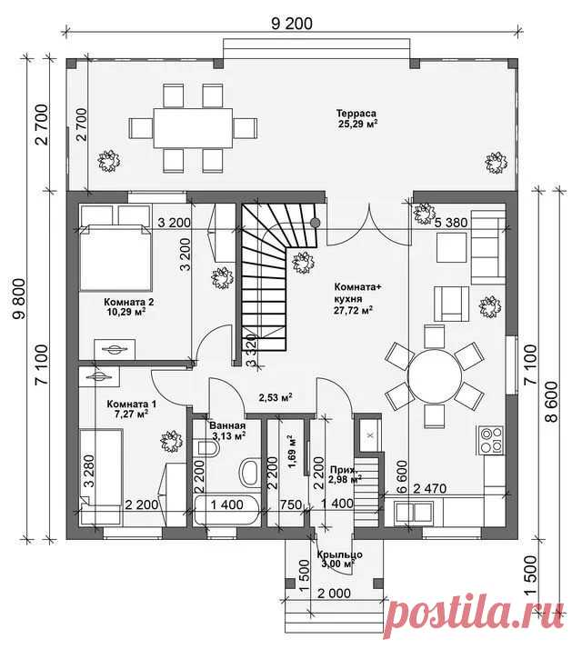 чертёж дома с размерами 8 на 10: 6 тыс изображений найдено в Яндекс.Картинках