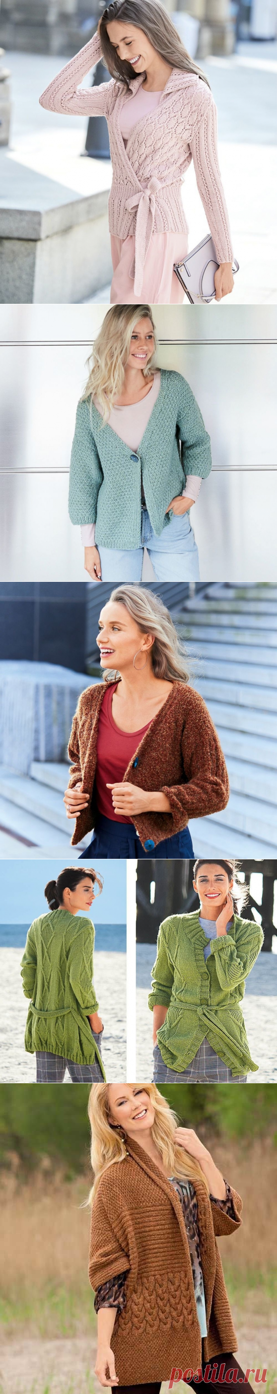 ПОДБОРКА ЖЕНСКИХ ЖАКЕТОВ. ЖАКЕТЫ СПИЦАМИ, СХЕМЫ И ОПИСАНИЯ. ВЯЖЕМ СПИЦАМИ. | Вязание спицами. Рукоделие. | Яндекс Дзен
