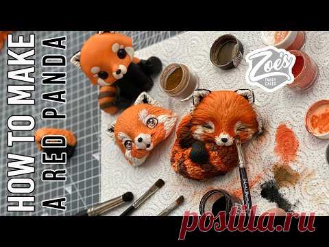 How to Make a Red Panda Cake Topper
