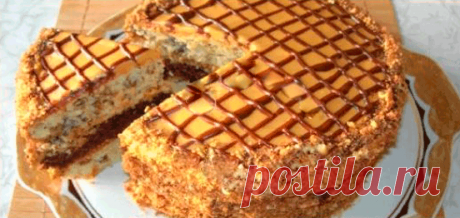 Домашний торт «Витязь», вкусный и простой в приготовлении .