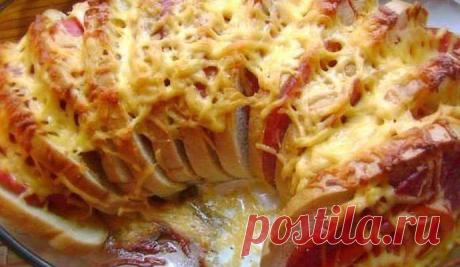 Простой и вкусный рецепт горячих бутербродов