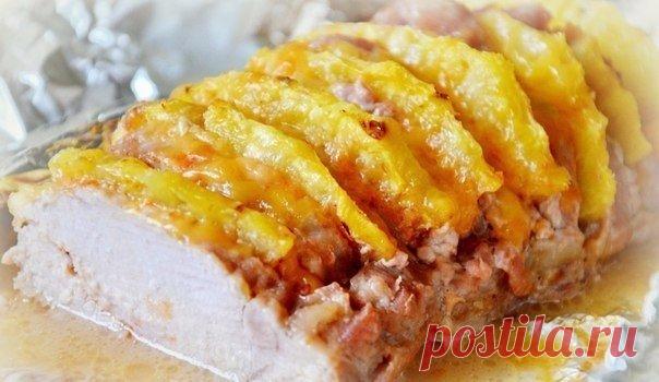 Свинина в ананасе – даст фору любому ресторанному блюду!