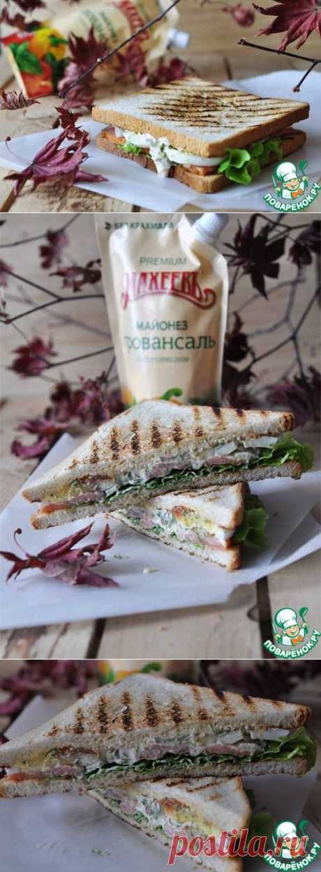 Сэндвич с яичным салатом - кулинарный рецепт