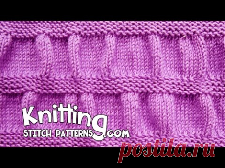Ruching - Garter Stitch Stripe