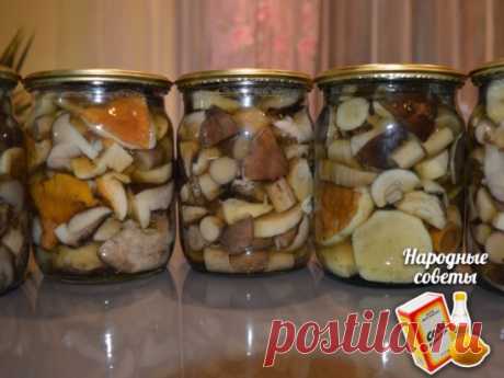 Ловите, хозяюшки вы мои!) Маринад для любых грибов.