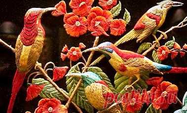 Секреты древнейшей вышивки драгоценностями — уникальные объемные работы, каждая из которых весит более 200 килограммов*******