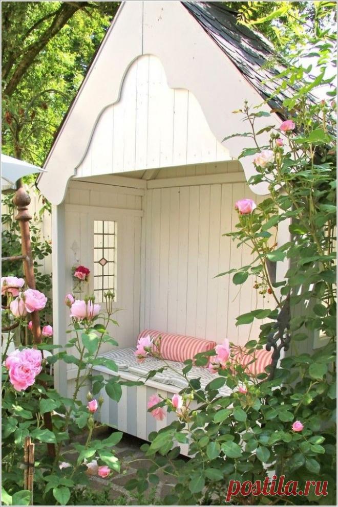 Красивые постройки на даче &#8212; 6 соток