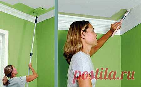 Что нужно знать для покраски стен и потолка | УЮТНЫЙ ДОМ | советы