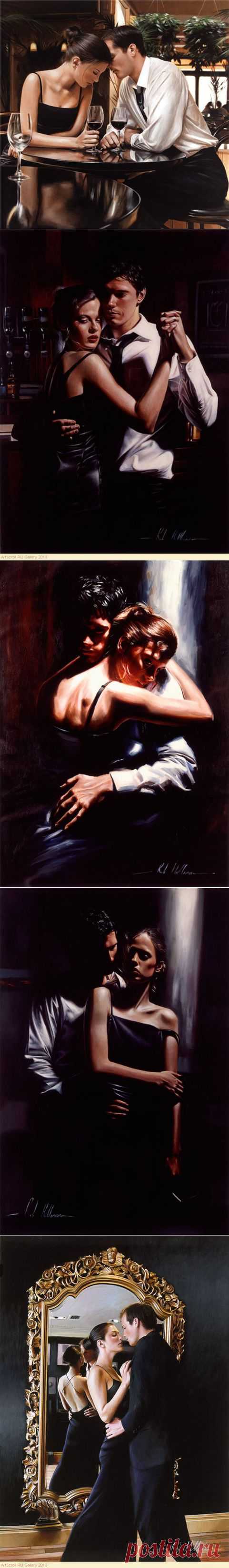 Художник Rob Hefferan. Танго разлуки.. Роб Хефферан – один из самых талантливых художников в стиле портретной живописи. Родился в 1968 году в городе Уоррингтон, графство Чешир.