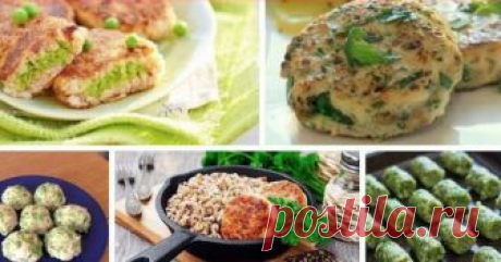 Полезные котлеты для здорового питания - appetitno.net 1. Овсяные котлетки — универсальное ПП-блюдо, которое можно есть как на завтрак, так и на ужин! Ингредиенты: –Овсяные хлопья 1 стакан –Шампиньоны 100 г –Чеснок 2 зубчика –Луковица 1 шт. –Петрушка Приготовление: 1. Для овсяных котлет залить овсяные хлопья 1/2 ст. кипятка. 2. Оставить хлопья на 30 мин. 3. Затем подготовить все ингредиенты. 4. Нарезать шампиньоны. 5. Пропустить чеснок через чесночницу. 6. Натереть луковиц...