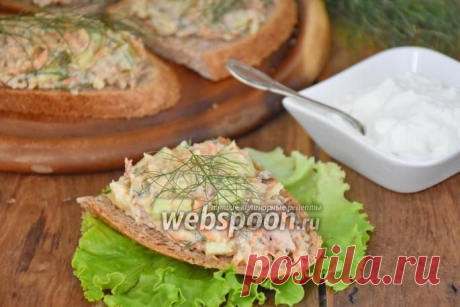 Бутерброды «по-шведски» с сардинами