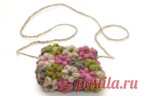 Crochet flower bag/ Torbica iz rozic | diy crochet