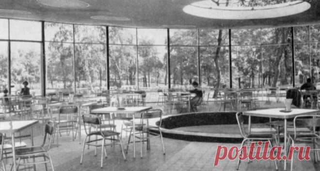 Сокольники 1960 год.
Кафе 