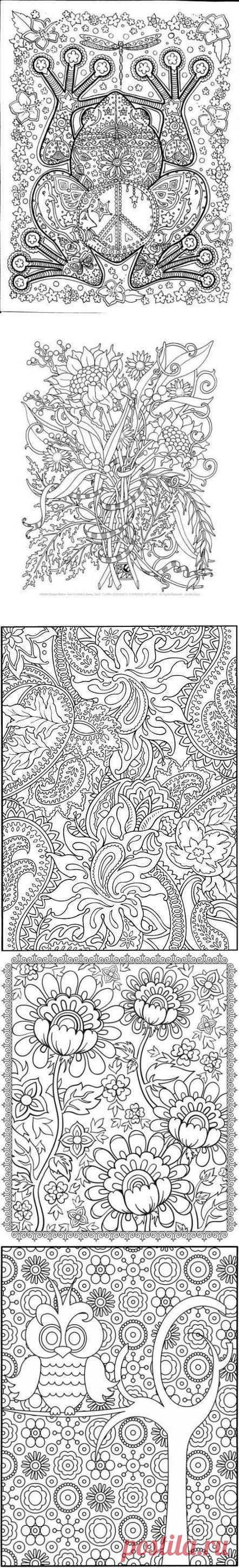 раскраски для взрослых