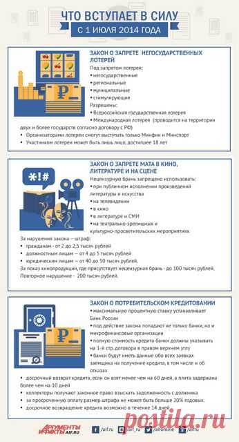 С 1 июля 2014 года начинают действовать законы и постановления: | ДОСТОЙНАЯ ЖИЗНЬ НА ПЕНСИИ