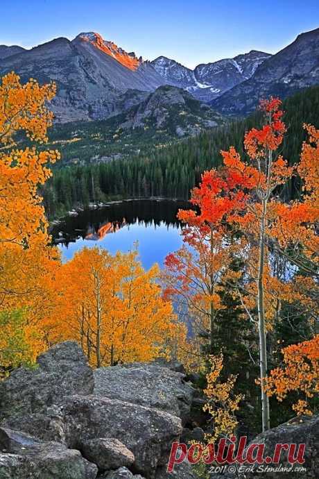 Travel Pinspiration - 7 Beautiful Lakes.    
Bear Lake, Rocky Mountain National Park, Colorado, Beautiful place... I would love to go sometime...|  Travel Pinspiration - 7 Beautiful Lakes