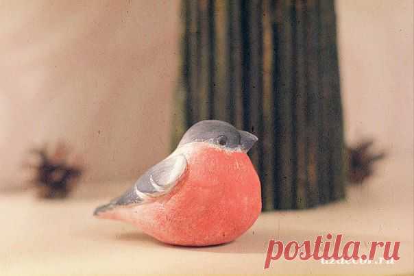 Магический декор  Новогодний снегирь-пухляк из полимерной глины &#8230; | Магический декор