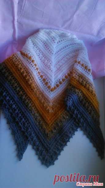 бактус крючком - Жаккард - Страна Мам