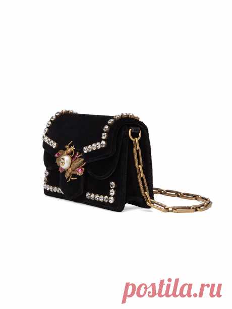 Gucci Broadway Velvet Mini Bag - Farfetch