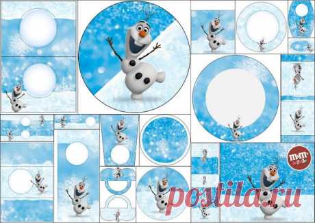 Olaf: Etiquetas para Candy Bar para Imprimir Gratis. | Ideas y material gratis para fiestas y celebraciones Oh My Fiesta!