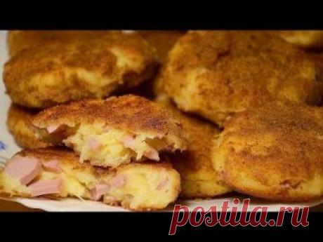 ШИКАРНАЯ ЗАКУСКА за 15 минут – Котлеты с Сыром и Сосисками БЫСТРО и ВКУСНО. Простой и Вкусный Рецепт