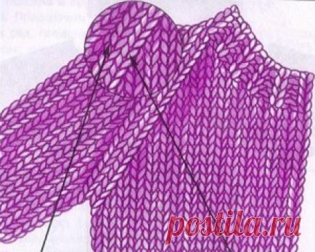 Как вязать реглан спицами - Modnoe Vyazanie ru.com