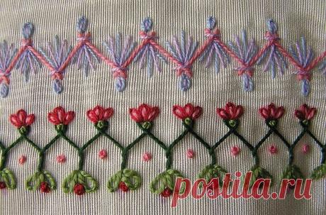 ПРИМЕРЫ ВЫШИВКИ В КРЕЙЗИ КВИЛТЕ ОТ Lin Moon..