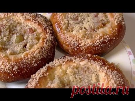 Дрожжевой пирог, (мини-пирог )" Яблочная бомба".