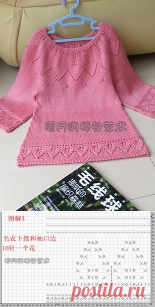 Туника с круглой кокеткой