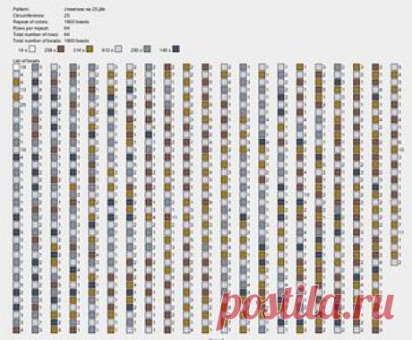 Узоры для вязанных жгутиков-шнуриков 14 | biser.info - всё о бисере и бисерном творчестве