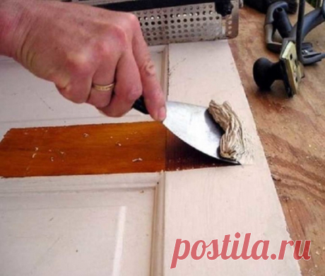 Лучший способ быстро снять старую краску с дерева