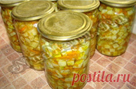 Кабачки по-корейски на зиму
