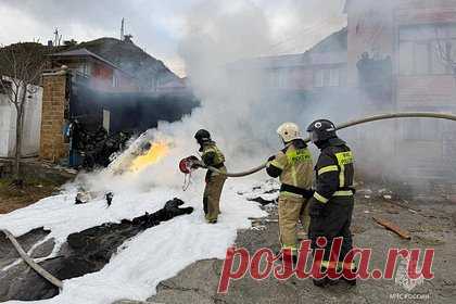 Названа предварительная причина крушения вертолета в Дагестане