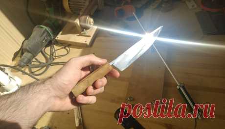 🛠 Как без особых усилий сделать себе крутой кухонный нож. Показываю "от и до" | Сам сказал - Сам сделал | Яндекс Дзен