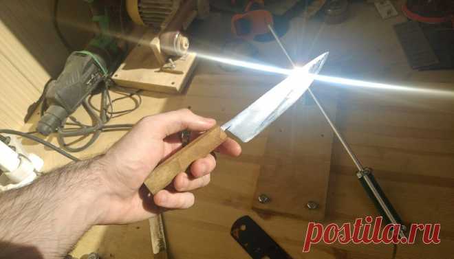🛠 Как без особых усилий сделать себе крутой кухонный нож. Показываю 