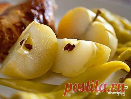 Яблоки консервированные - кулинарный рецепт на Повар.ру