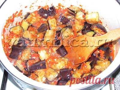 Вкусный острый салат из баклажанов на зиму - пошаговый рецепт фото | Вкусные рецепты на yaumnica.ru | Яндекс Дзен
