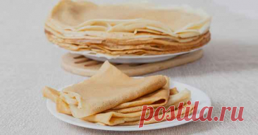 Рецепт блинов на майонезе — Домашняя кулинария