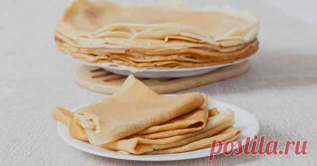 Рецепт блинов на майонезе — Домашняя кулинария
