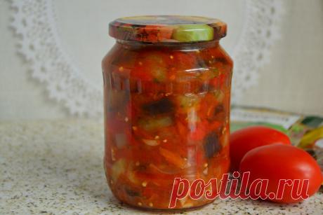 Рагу из баклажан со сладким перцем на зиму без стерилизации: рецепт с фото пошагово