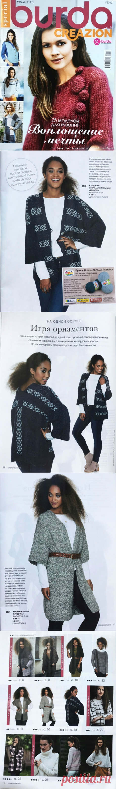 Альбом &quot;Burda Special. Creazion №1 2017&quot;