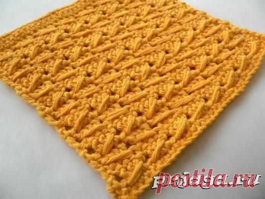 Красивый узор крючком, мастер класс